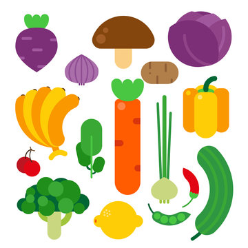 vegetable vector collection design