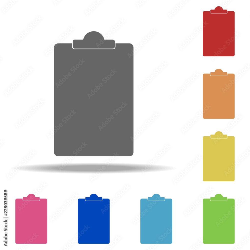Poster securities holder icon. elements of web in multi color style icons. simple icon for websites, web de