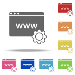Obraz premium internet setting icon. Elements of web in multi color style icons. Simple icon for websites, web design, mobile app, info graphics