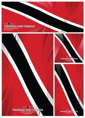 Abstract Trinidad and Tobago Flag Background