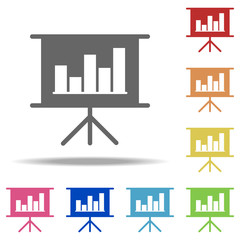 financial presentation icon. Elements of web in multi color style icons. Simple icon for websites, web design, mobile app, info graphics