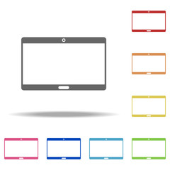 the tablet icon. Elements of web in multi color style icons. Simple icon for websites, web design, mobile app, info graphics