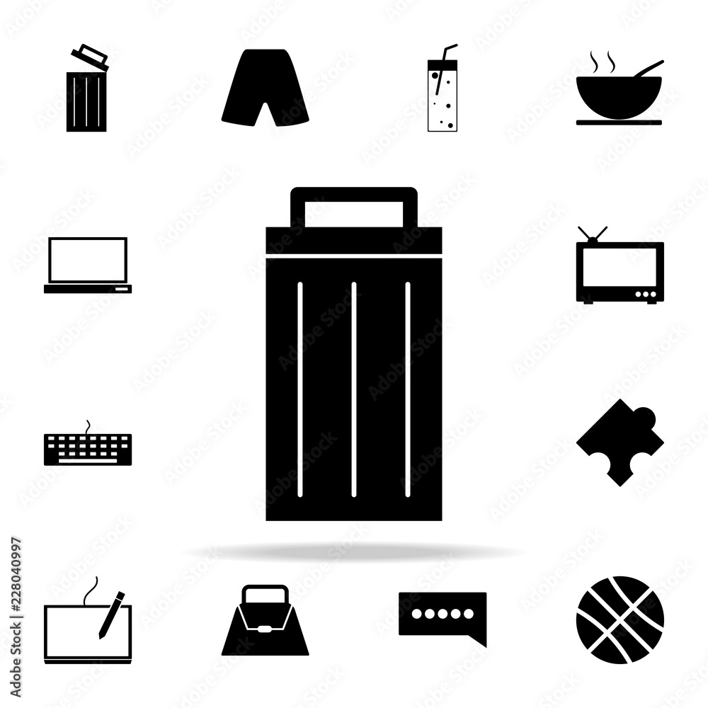 Poster trash box icon. web icons universal set for web and mobile