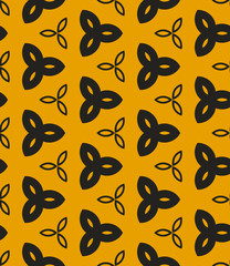 Background with abstract flower. Seamless floral pattern