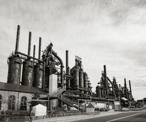 Steel factory still standing in Bethlehem PA