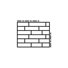 Kotel icon. Element of Jewish icon for mobile concept and web apps. Thin line Kotel icon can be used for web and mobile