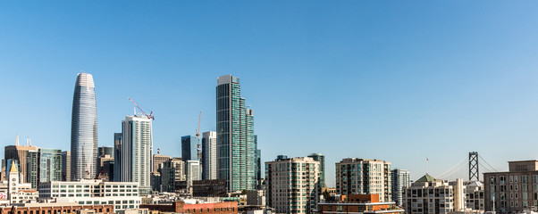 San Francisco Skyline on  a clear Day