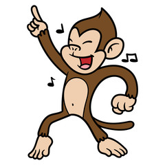 Cartoon Dancing Monkey
