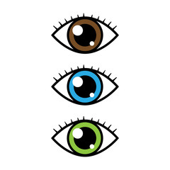 Cartoon Vector Eyes