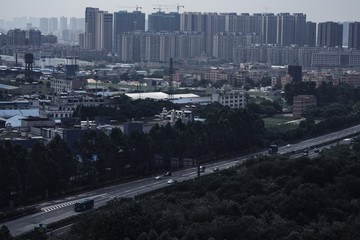 View of foshan district in guangzhou