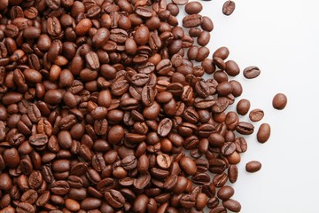 Coffee beans - isolated image