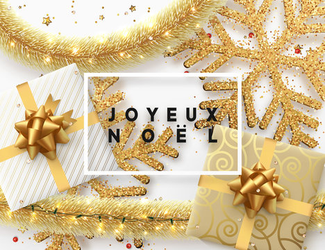 French text Joyeux Noel