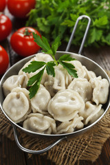 Dumplings in the pot