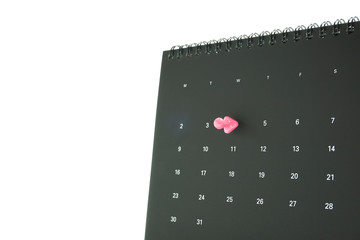 Calendar scheduled date.  カレンダーの予定日、記念日などに