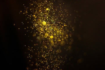 Abstract background with defocused particles