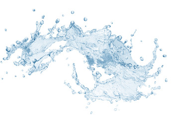 Water ,water splash isolated on white background,water splash