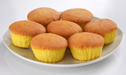 Cup Cake, A  popular children snack, with assorted variety of taste.