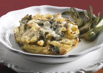 Pasticcio di Pennette ai Carciofi