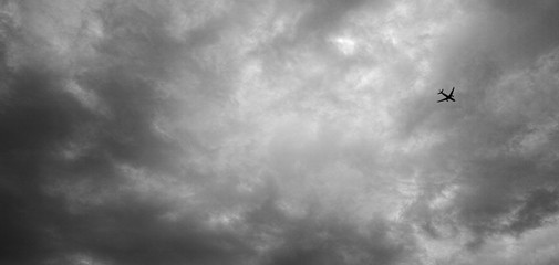 Gray clouds