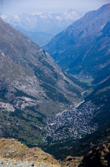 Blick über Zermatt