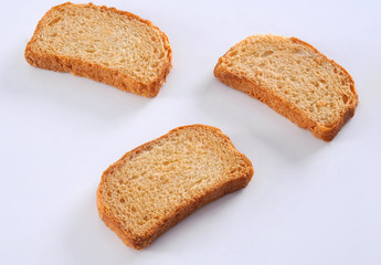 Tea Rusk, Crunchy, crispy dry biscuit, a famous breakfast snack. It is also known as twice-baked bread.