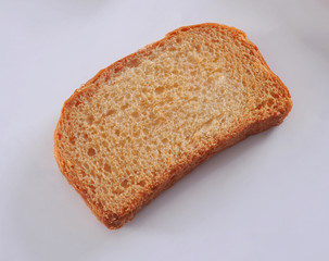 Tea Rusk, Crunchy, crispy dry biscuit, a famous breakfast snack. It is also known as twice-baked bread.