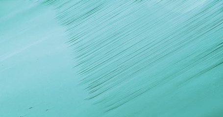 Sandy dune close-up. Abstracr desert landscape. Toned panoramic image