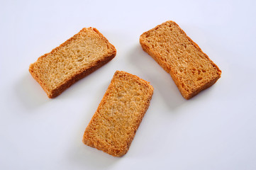 Tea Rusk, Crunchy, crispy dry biscuit, a famous breakfast snack.  