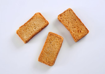 Tea Rusk, Crunchy, crispy dry biscuit, a famous breakfast snack.  