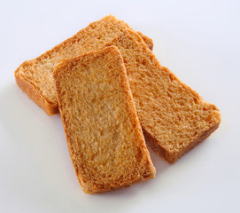 Tea Rusk, Crunchy, crispy dry biscuit, a famous breakfast snack.  