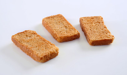 Tea Rusk, Crunchy, crispy dry biscuit, a famous breakfast snack.  