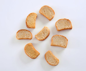 Tea Rusk, Crunchy, crispy dry biscuit, a famous breakfast snack.  