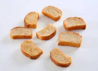 Tea Rusk, Crunchy, crispy dry biscuit, a famous breakfast snack.  