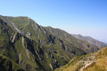 Azerbaijan, Gabala, Caucasian mountains, beautiful scenery from a height