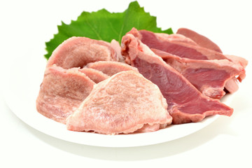 豚のタンとハツ