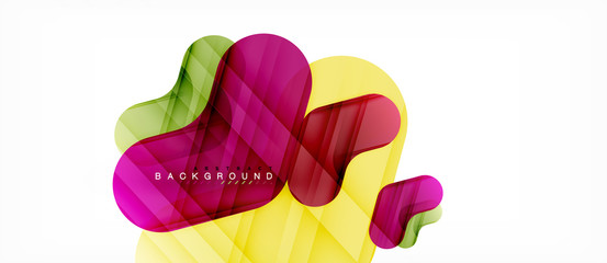 Shiny glossy arrows background