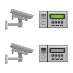 Isolated object of office and house symbol. Collection of office and system stock vector illustration.