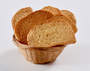 Tea Rusk, Crunchy, crispy dry biscuit, a famous breakfast snack.  
