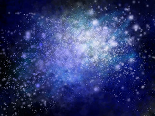 光り輝く宇宙のイメージ