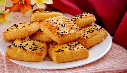 Cookies (square), Salty, Crunchy & delicious cookies and Crackers for tea time delight