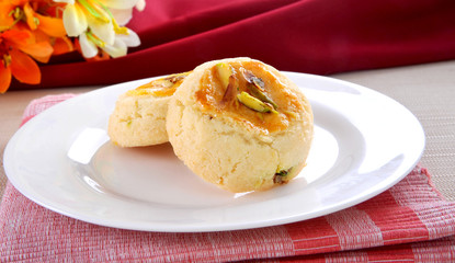 Nan Khatai, Crunchy & delicious shortbread cookies.