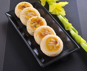 Nan Khatai, Crunchy & delicious shortbread cookies.