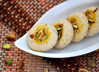 Nan Khatai, Crunchy & delicious shortbread cookies.