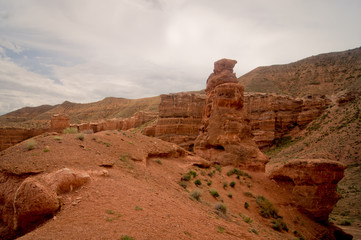 Fototapeta na wymiar beautiful canyon in Kazakhstan