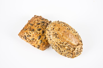 Vollkornbrötchen Freisteller