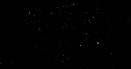 Natural white winter snowfall on a black background