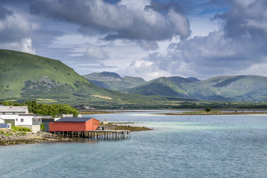 Ris&oslash;yrenna - Der Ris&oslash;y-Kanal im Ris&oslash;ysund, Vester&aring;len in Nordland