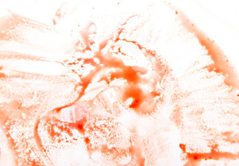 blood stains on white background