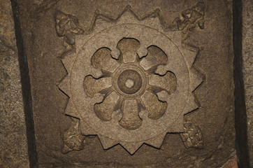 Ceiling, Palasdeo Temple, Near Ujani Dam, Maharashtra