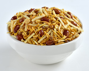 Special Mix Nimco, Mix Nimco, A specific blend of spicy potato stick, peanuts, sev, fried mutter, and chana.